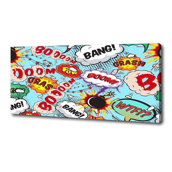 Canvas wall art Comic book