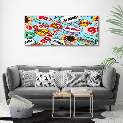 Canvas wall art Comic book