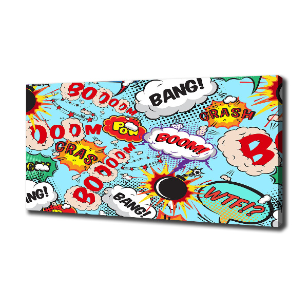 Canvas wall art Comic book