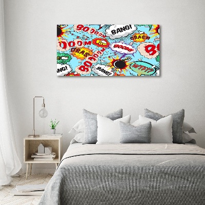 Canvas wall art Comic book