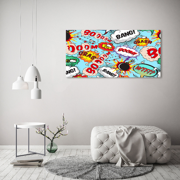 Canvas wall art Comic book