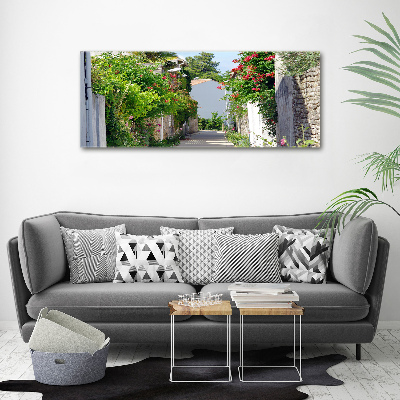 Canvas wall art Floral alley