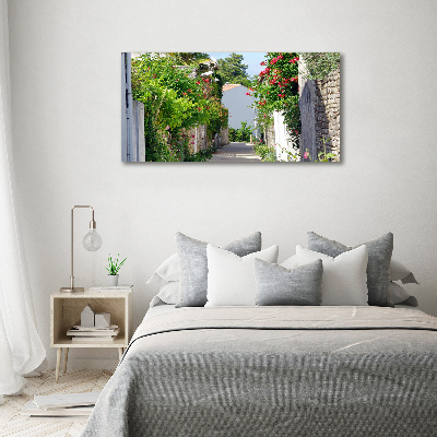 Canvas wall art Floral alley