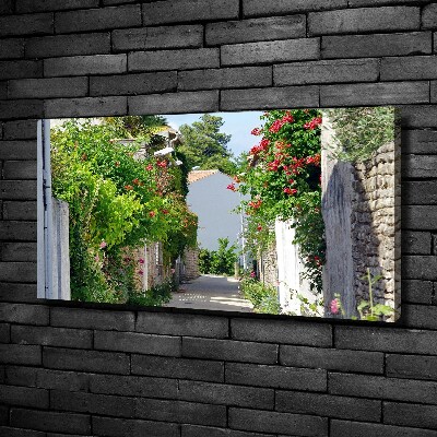 Canvas wall art Floral alley