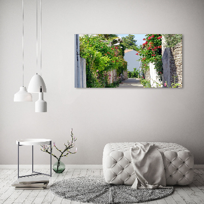 Canvas wall art Floral alley