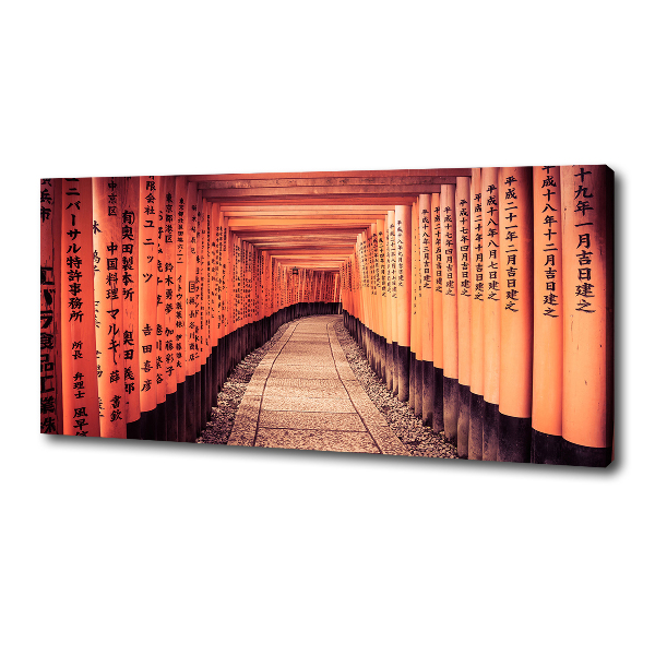 Canvas wall art Kyoto gates