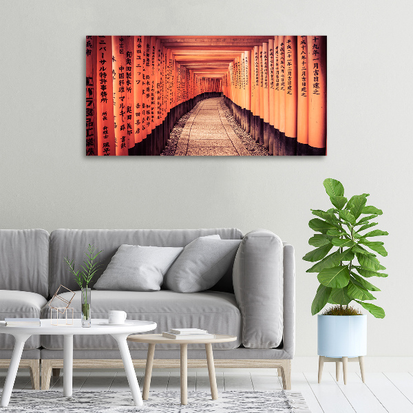 Canvas wall art Kyoto gates