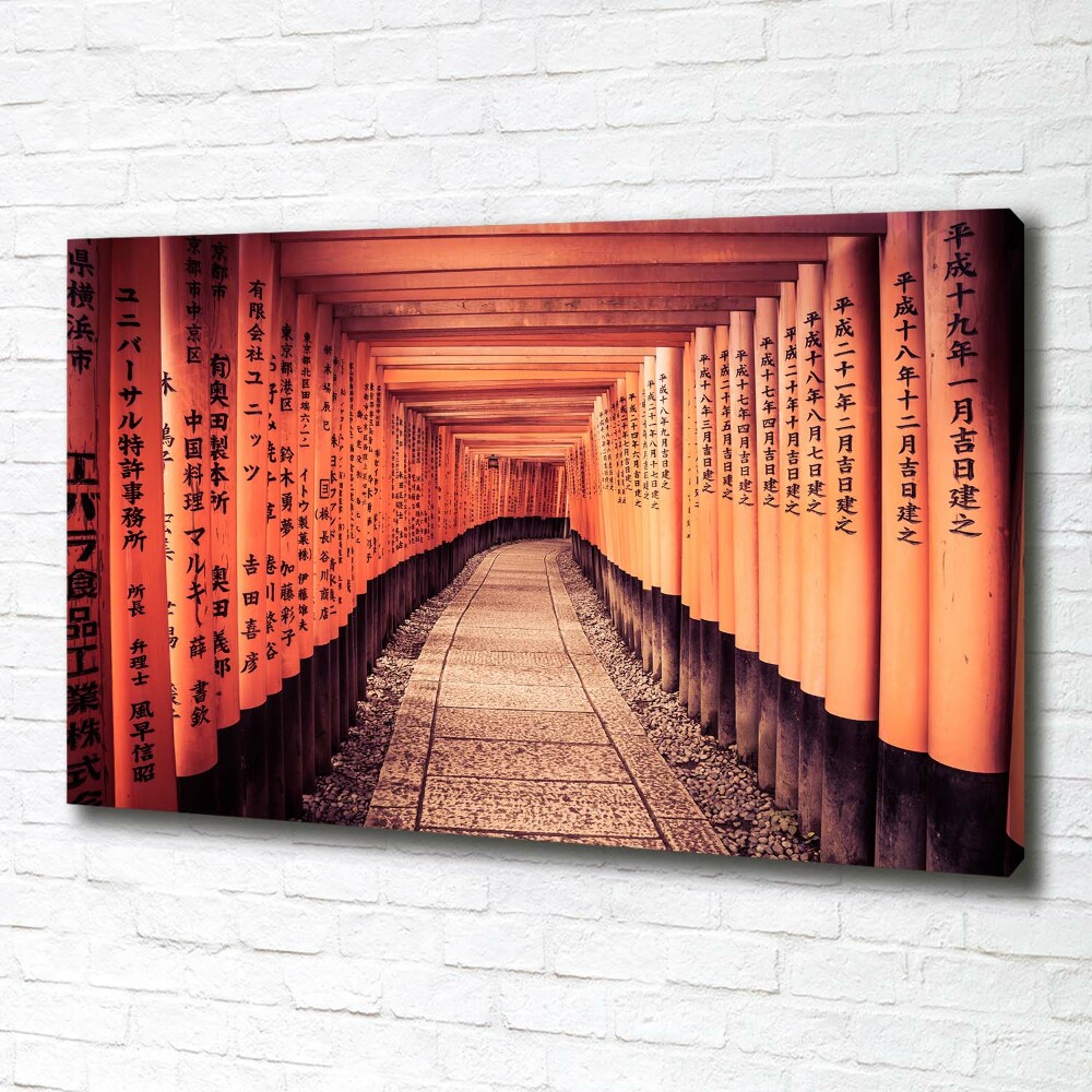 Canvas wall art Kyoto gates