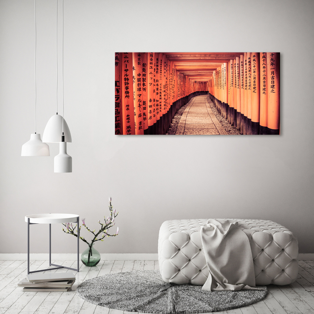 Canvas wall art Kyoto gates