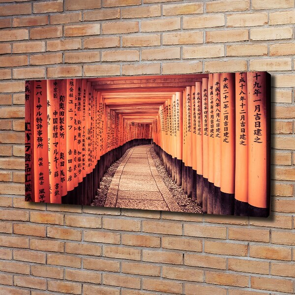 Canvas wall art Kyoto gates