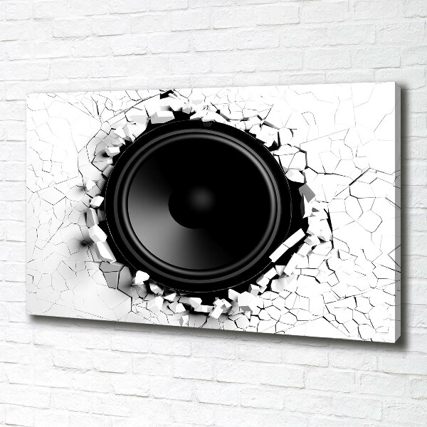 Canvas wall art Loudspeaker