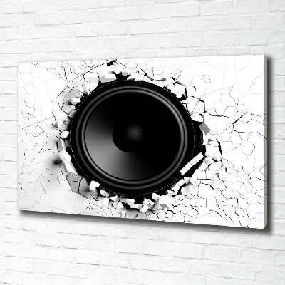 Canvas wall art Loudspeaker