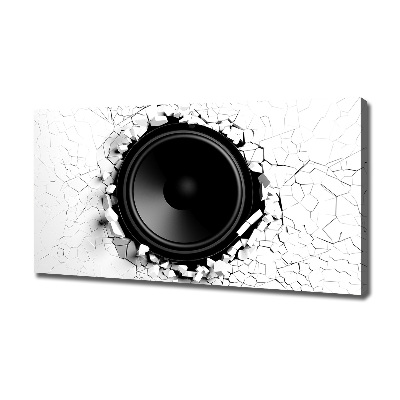 Canvas wall art Loudspeaker