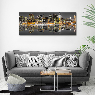 Canvas wall art New York at night