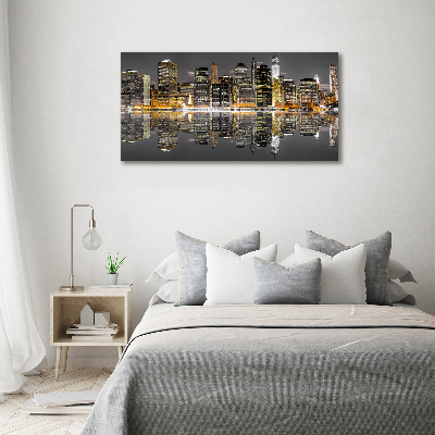 Canvas wall art New York at night