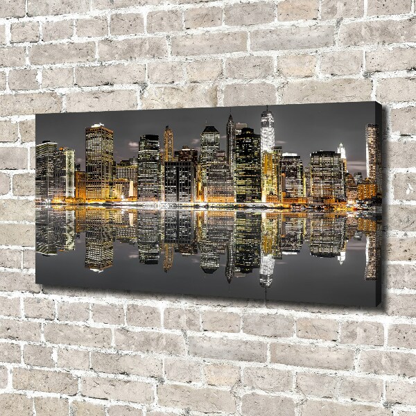 Canvas wall art New York at night