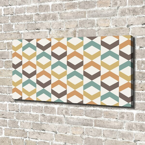 Canvas wall art Retro background