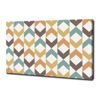 Canvas wall art Retro background