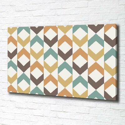 Canvas wall art Retro background