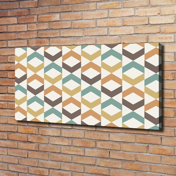 Canvas wall art Retro background