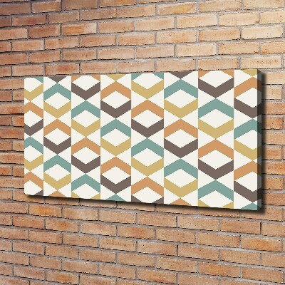 Canvas wall art Retro background