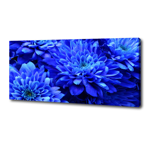 Canvas wall art Blue aster