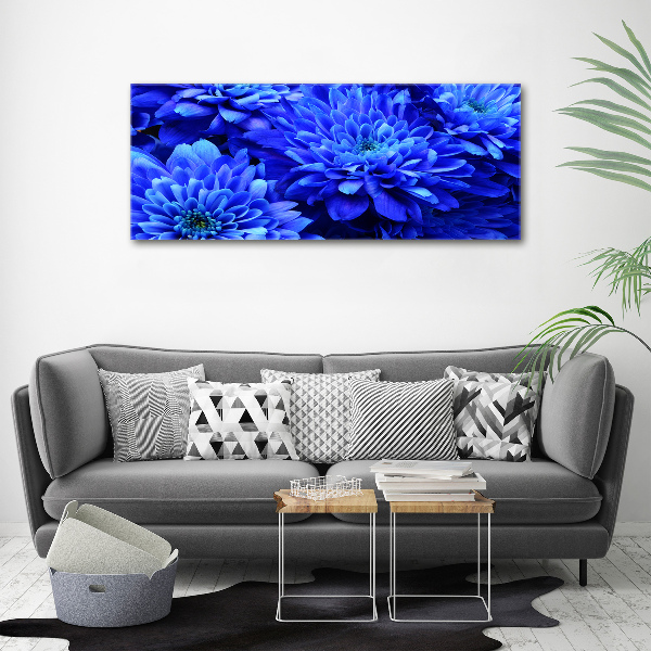 Canvas wall art Blue aster