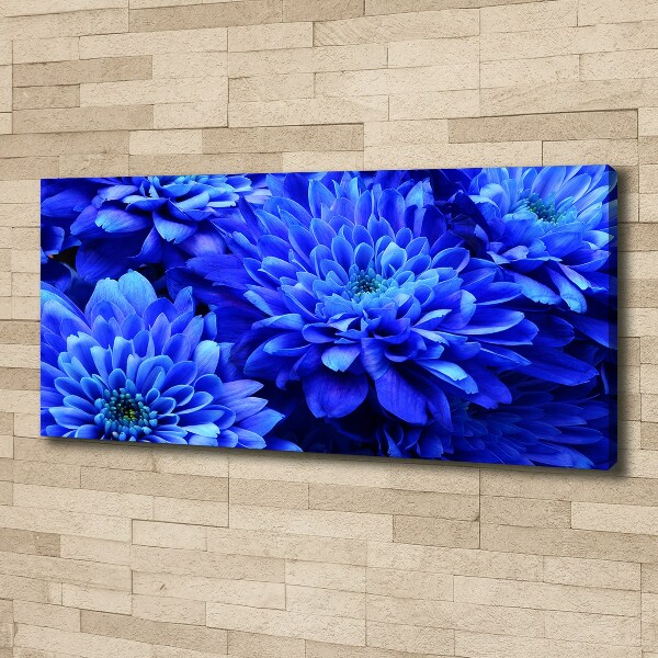 Canvas wall art Blue aster