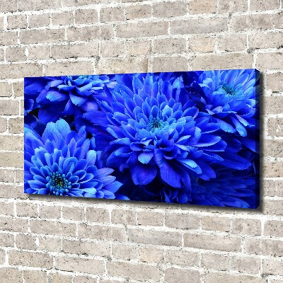 Canvas wall art Blue aster