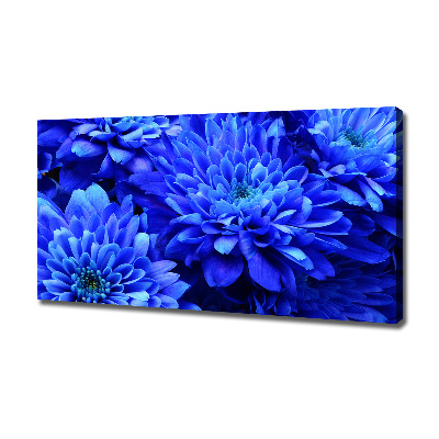 Canvas wall art Blue aster