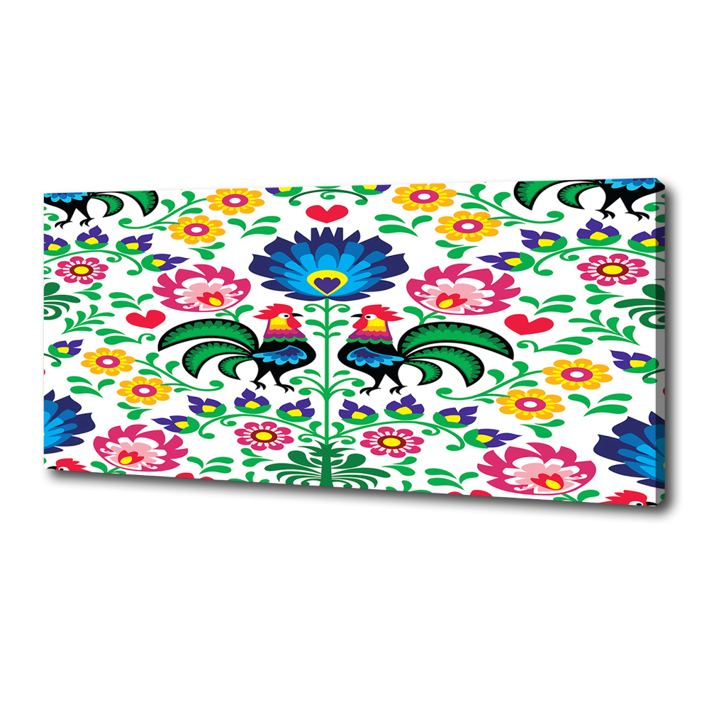 Canvas wall art Ethnic pattern