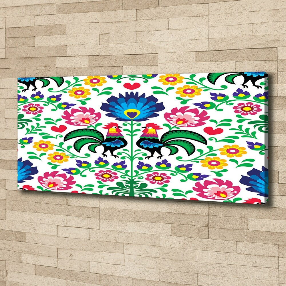 Canvas wall art Ethnic pattern