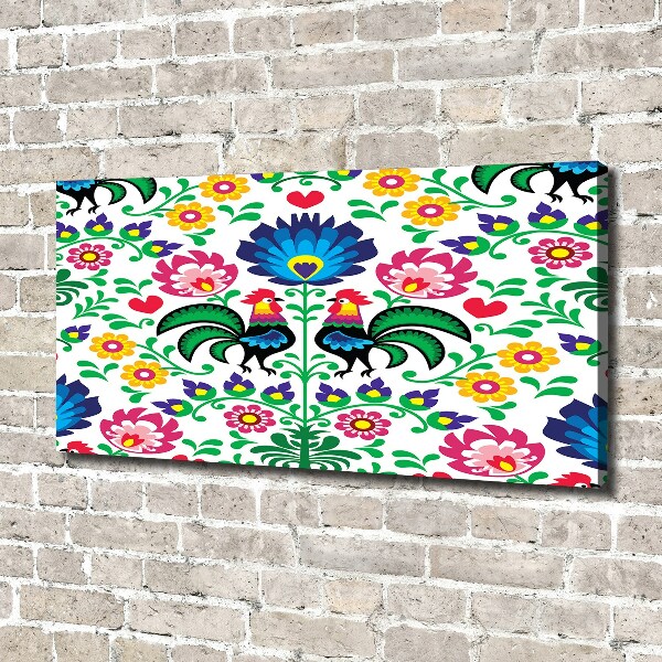 Canvas wall art Ethnic pattern