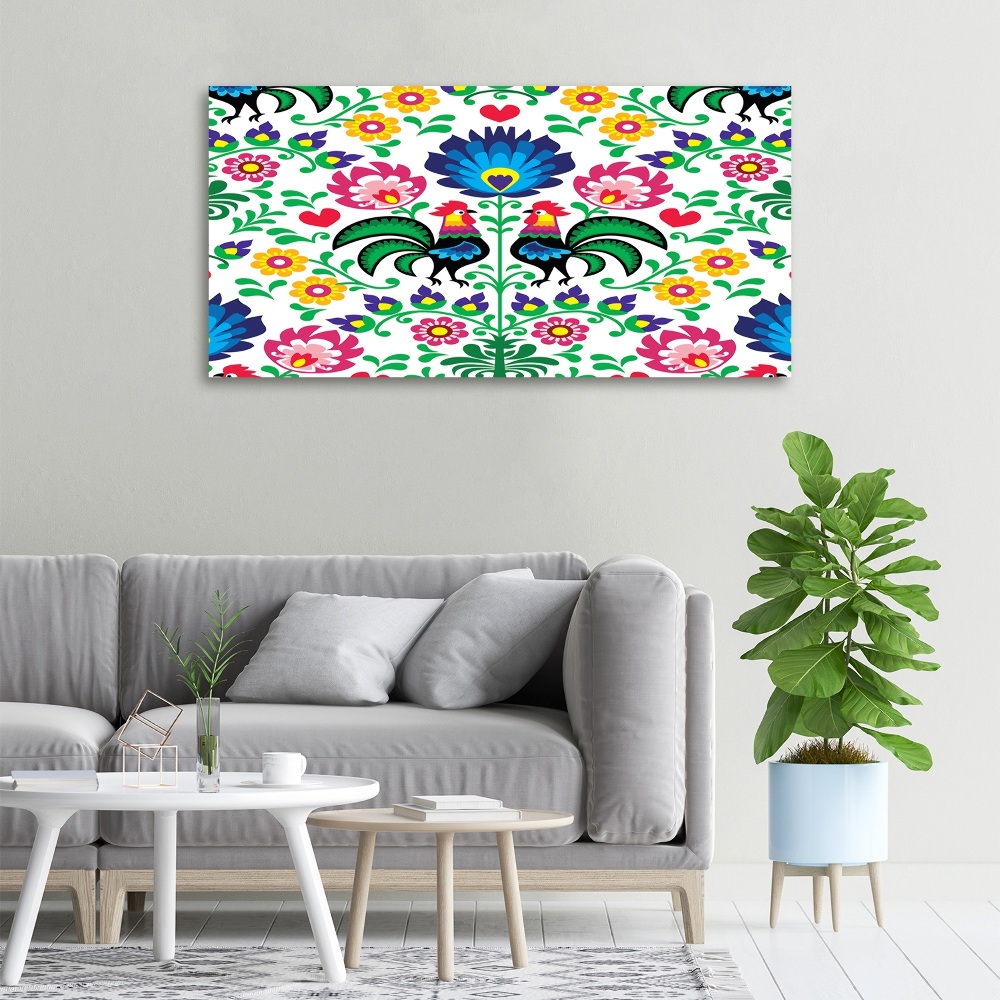 Canvas wall art Ethnic pattern