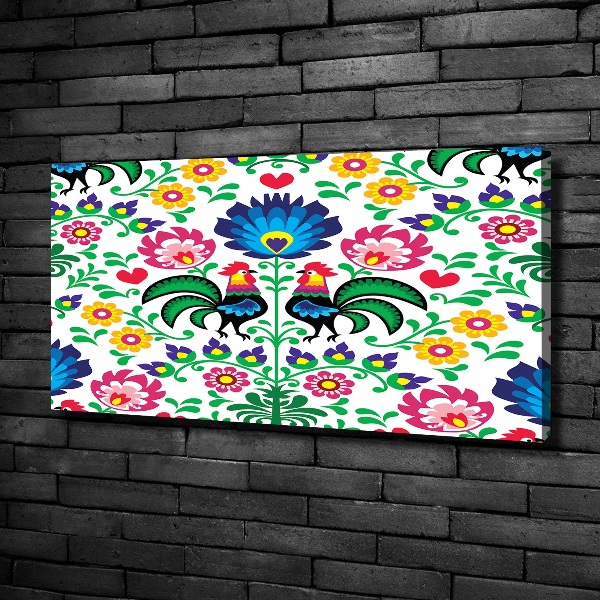 Canvas wall art Ethnic pattern