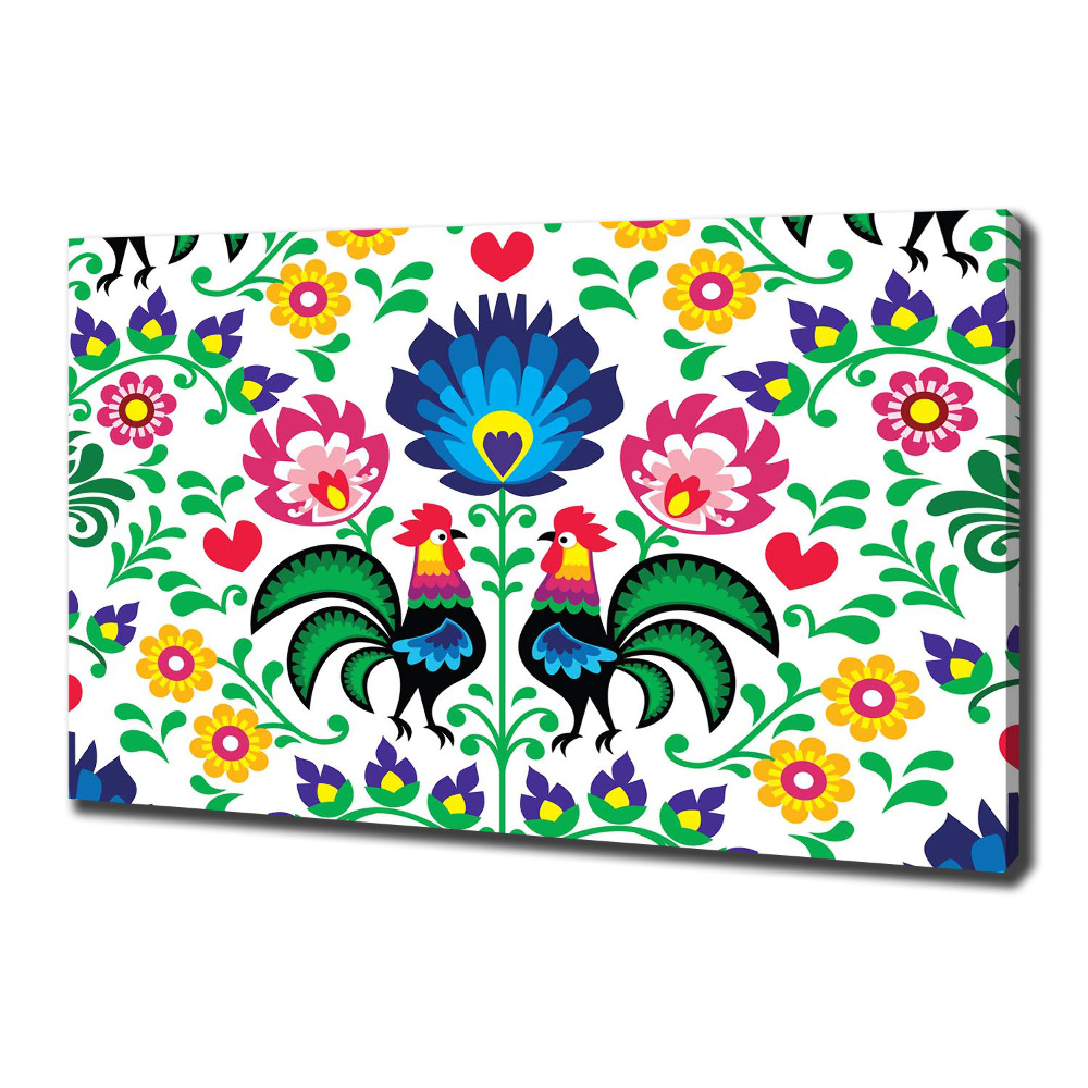 Canvas wall art Ethnic pattern