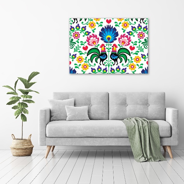 Canvas wall art Ethnic pattern