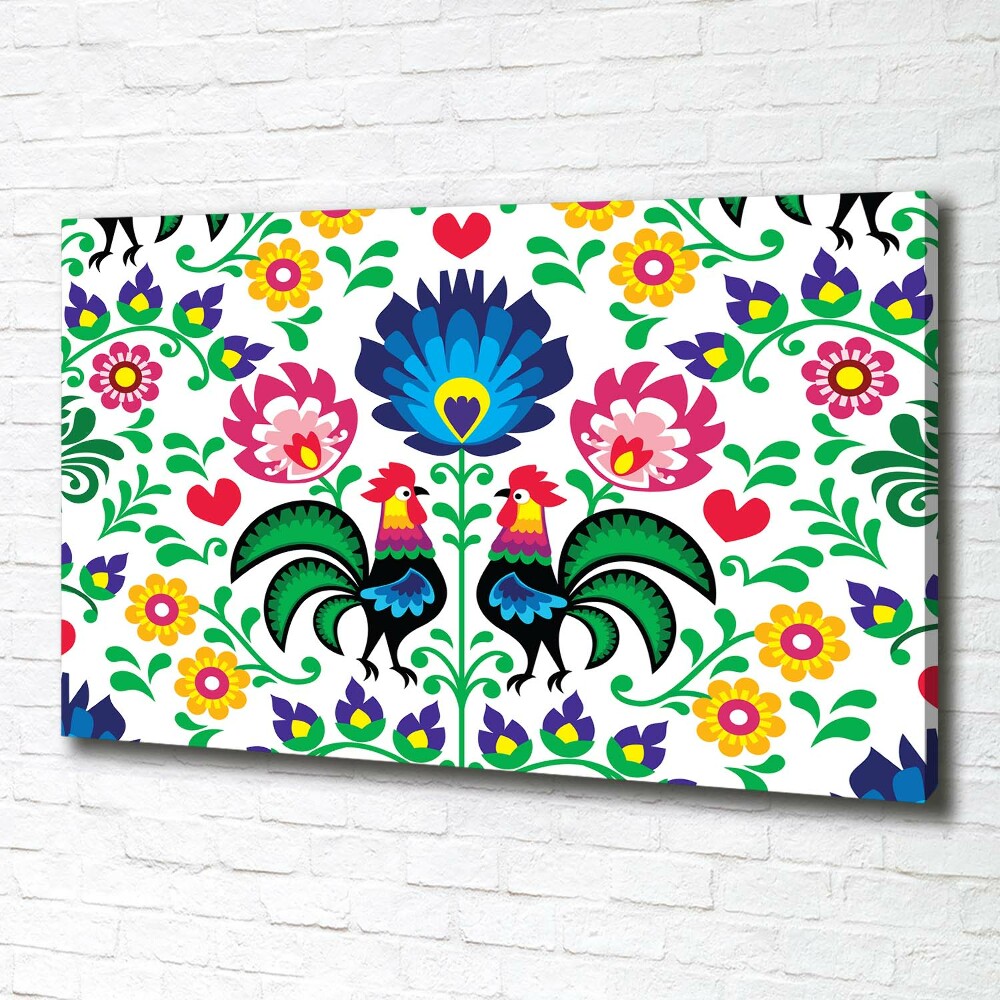 Canvas wall art Ethnic pattern