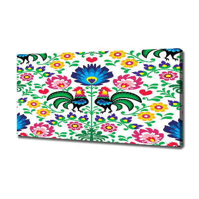 Canvas wall art Ethnic pattern