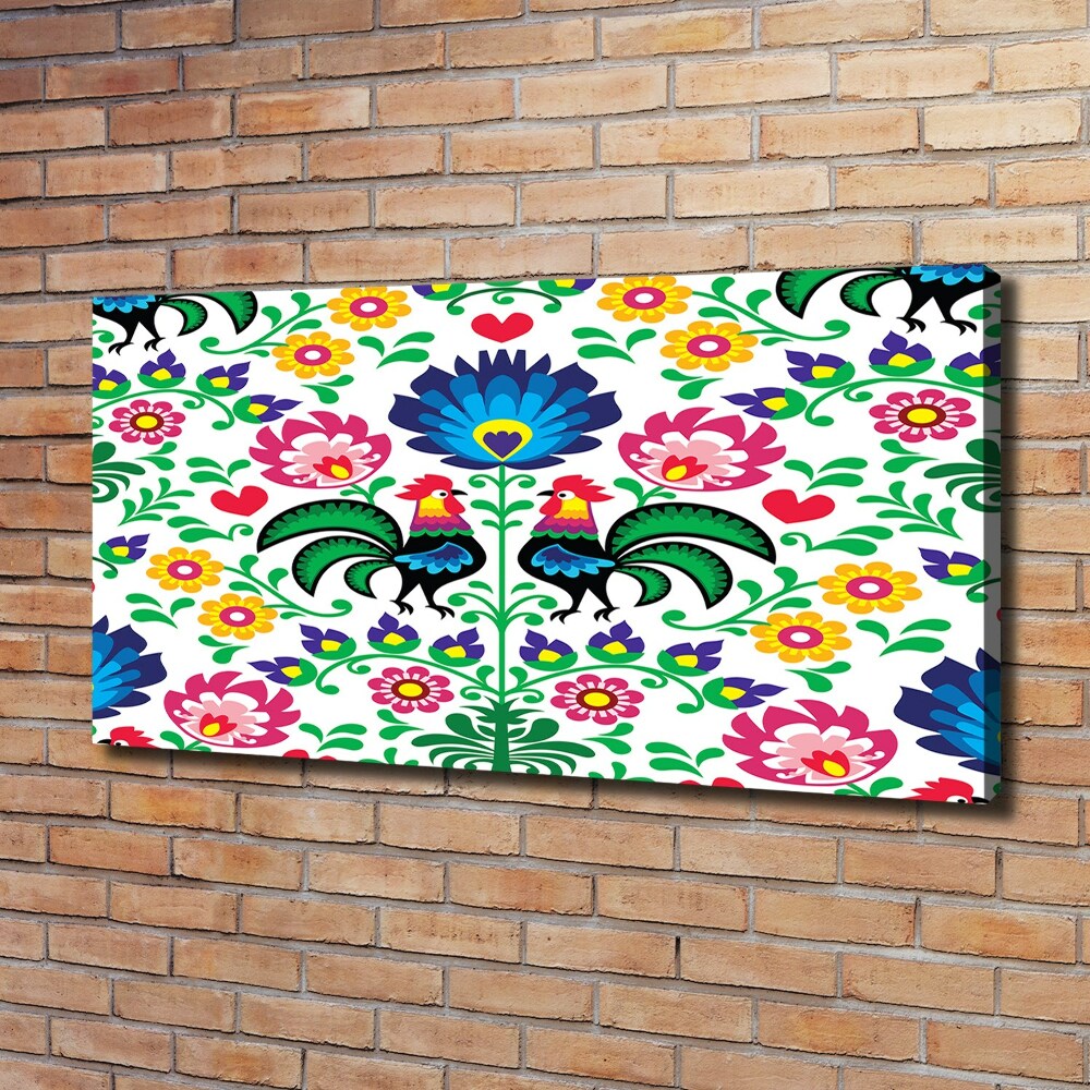 Canvas wall art Ethnic pattern