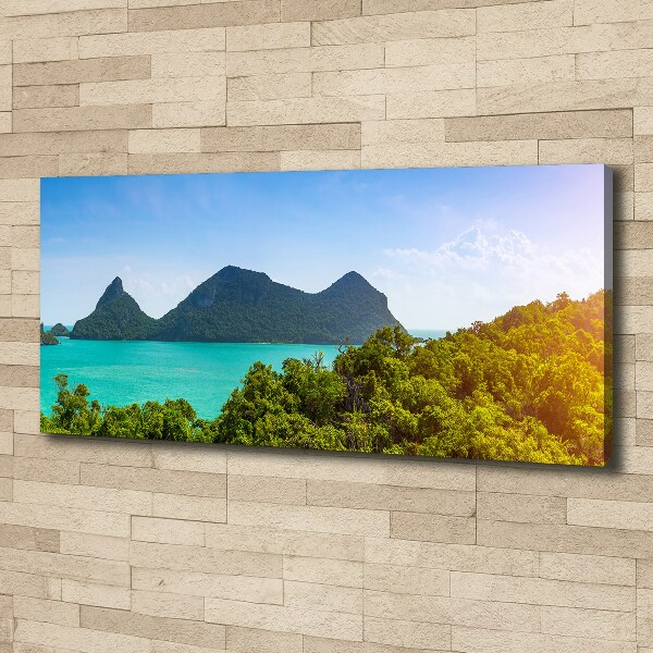 Canvas wall art Panorama Thailand