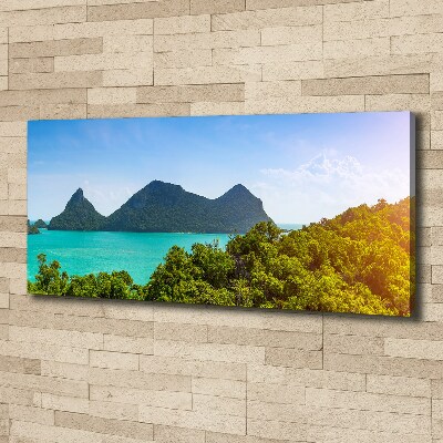 Canvas wall art Panorama Thailand