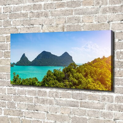 Canvas wall art Panorama Thailand