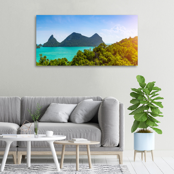 Canvas wall art Panorama Thailand