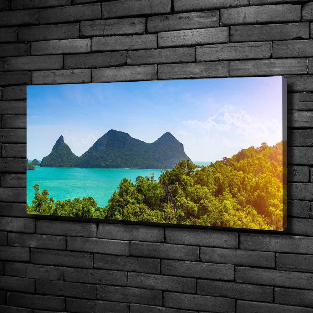 Canvas wall art Panorama Thailand