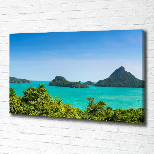 Canvas wall art Panorama Thailand