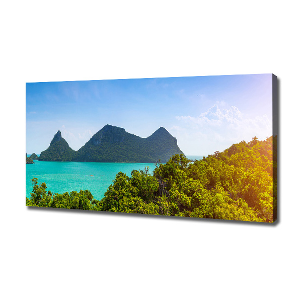 Canvas wall art Panorama Thailand