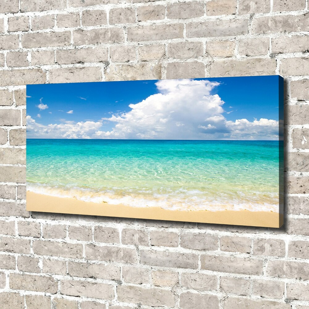 Canvas wall art Paradise beach