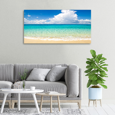 Canvas wall art Paradise beach