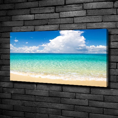 Canvas wall art Paradise beach